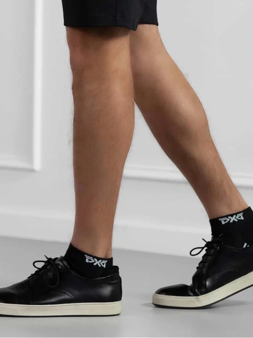 💛 PXG Men's Black Low-Cut Performance Socks - 1 pair